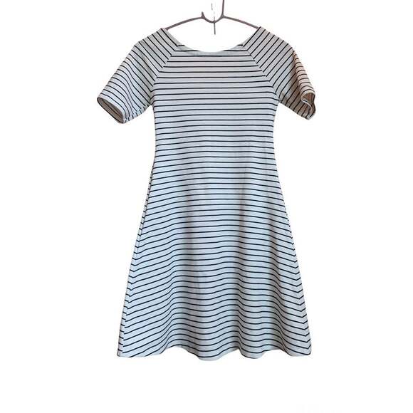 Zara Dresses & Skirts - Cute White Zara Stripe Dress